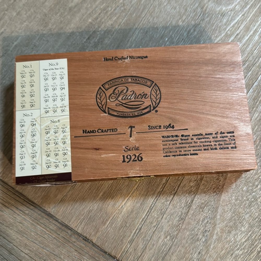 Padron Cigar box